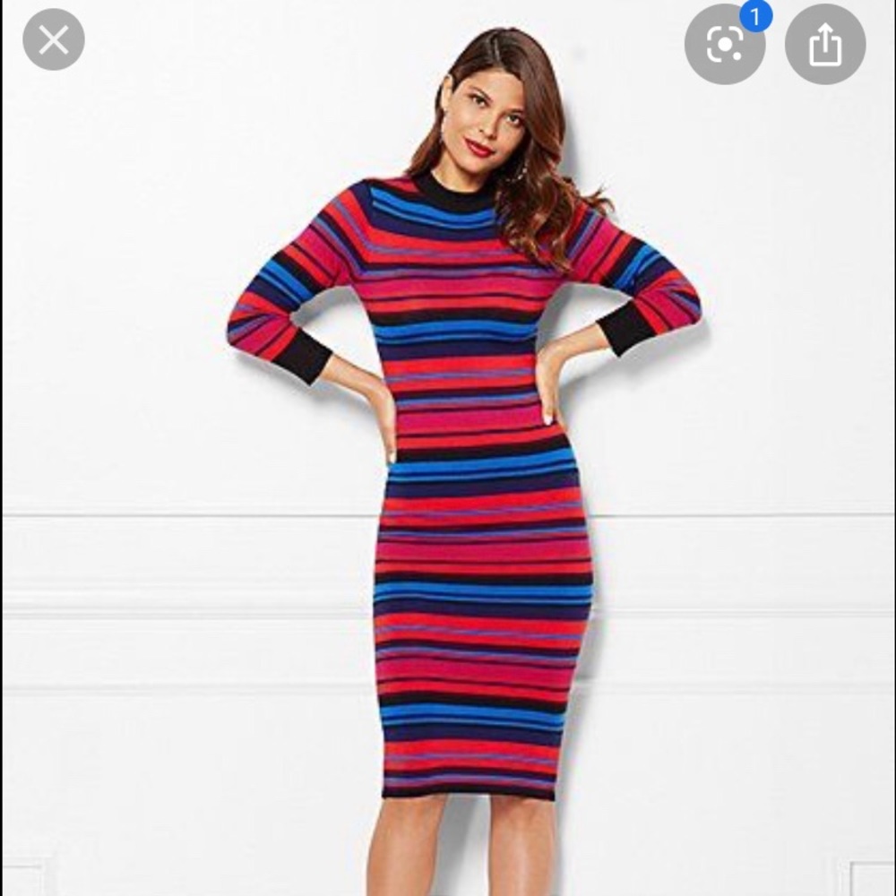 New York and Company Eva Medes Sweater Dress